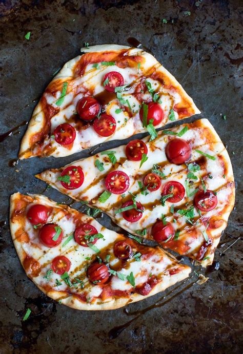 Margherita Flatbread Pizza Recipe - Peas and Crayons