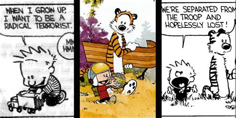 9 Weirdest Details From Early Calvin And Hobbes Comics