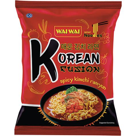 Wai Wai Korean Fusion | Spicy Kimchi Ramyum Noodles