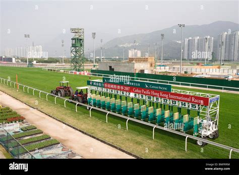 Sha Tin Racecourse, Sha Tin, New Territories, Hong Kong, China Stock ...