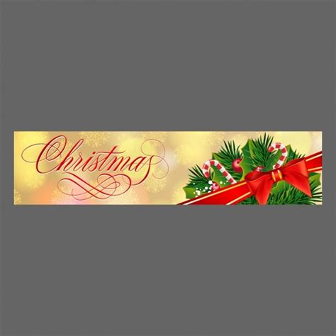 Free Vector | Christmas banner design