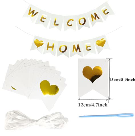 Welcome Home Banner Decoration with Letax Balloons for New Home Baby ...