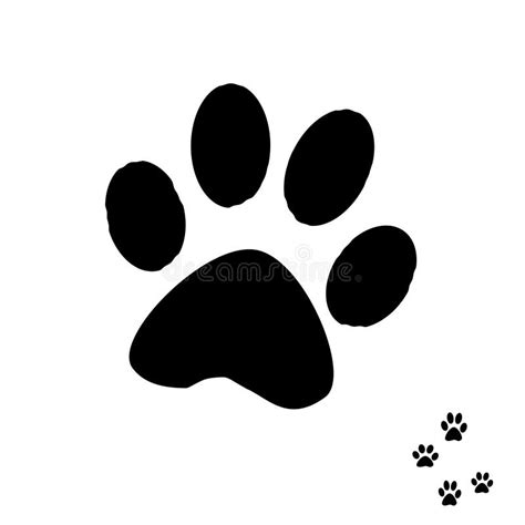 Small Dog Paw Prints Stock Illustrations – 1,126 Small Dog Paw Prints Stock Illustrations ...