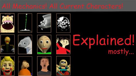 Baldi's Basics: All Characters Mechanics Explained | Remastered & Plus - playarithmatic.com