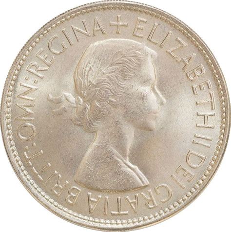 1953 Queen Elizabeth II Coronation Halfcrown