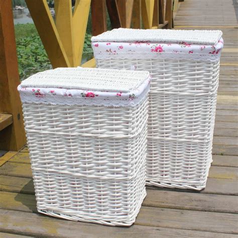 Large White Wicker Laundry Baskets With Lids White Laundry Baskets Cheap Wicker Laundry Basket ...