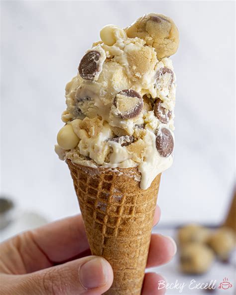 Gluten-free Choc Chip Cookie Dough Ice Cream Recipe - No-Churn