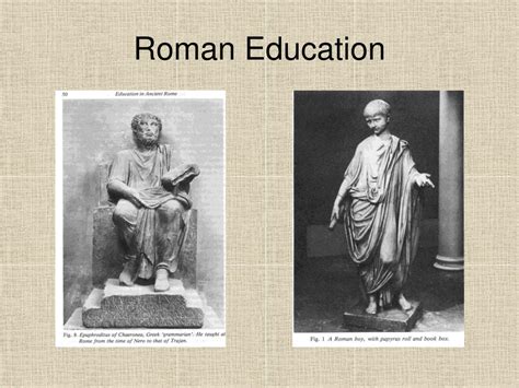 PPT - Education in Ancient Rome PowerPoint Presentation - ID:268736