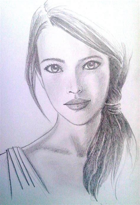 Pencil sketch 081913@Novianny Widya Pencil Sketches Of Girls, Pencil Sketch Images, Girl Drawing ...