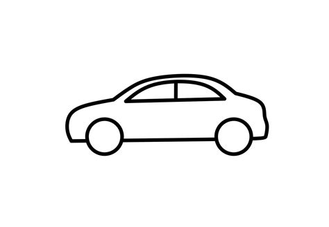 Car Outline Vector Art, Icons, and Graphics for Free Download