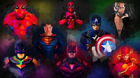 Three biggest superhero wallpaper