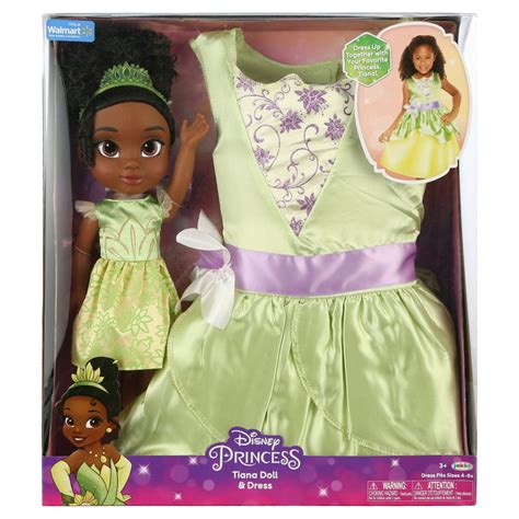 Disney Princess My Friend Tiana Doll with Child Size Dress Gift Set ...