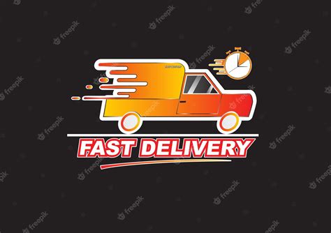 Premium Vector | Fast delivery logo