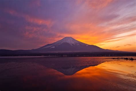 Mt.fuji - Sunset | Sunset, Sunrise sunset, Beautiful sunset