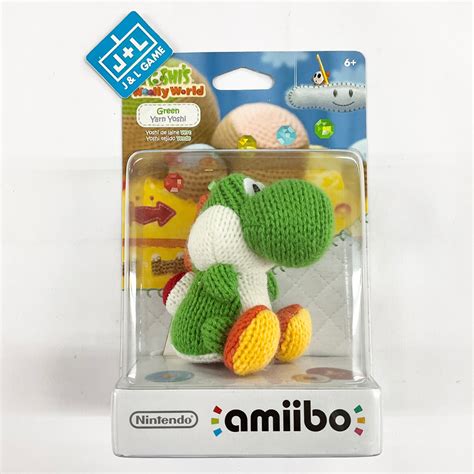 Green Yarn Yoshi (Yoshi's Woolly World) - Nintendo WiiU Amiibo – J&L ...