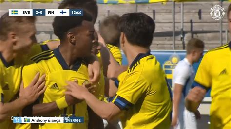 Anthony Elanga scores debut goal for Sweden U21s on 3 June 2021 | Manchester United