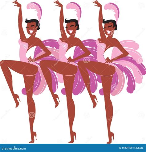 Showgirls Vector Illustration | CartoonDealer.com #47288912