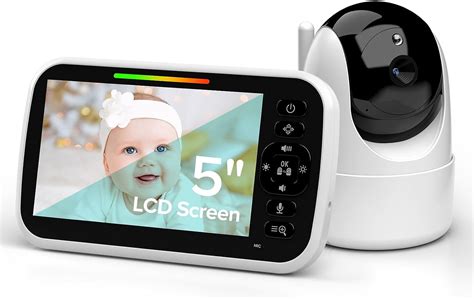 Amazon.com: iFamily Baby-Monitor-with-Camera and Audio 5" LCD Screen ...