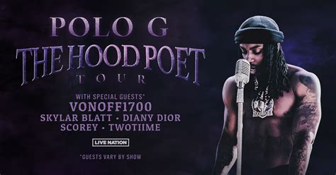 Polo G Announces THE HOOD POET TOUR 2024 - Live Nation Entertainment