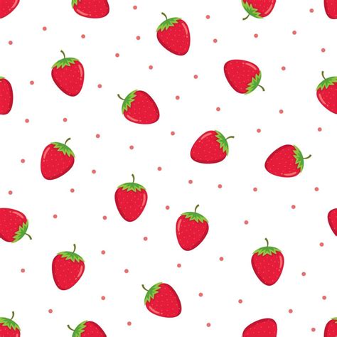 Seamless pattern of Strawberries 6788585 Vector Art at Vecteezy