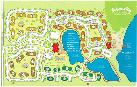 Bahama Bay Resort Map – Disney Florida Condo Rental