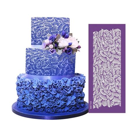 Lace Mesh - Cake Decorating Stencil For Royal Icing by Cake Craft Company