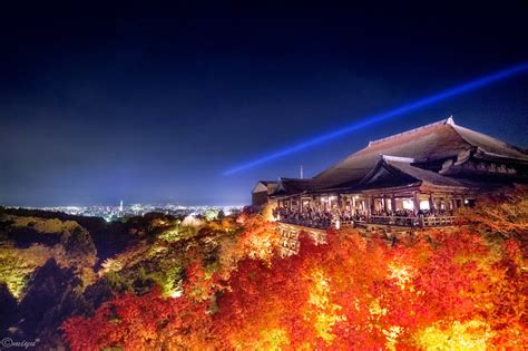 Download Temple Night Japan Kyoto Religious Kiyomizu-dera 4k Ultra HD Wallpaper by vanilla_graph