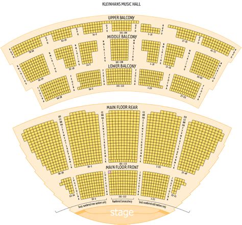 Music Hall Portsmouth Seating Chart