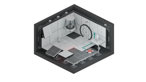 Aperture Science - Test chamber under construction : r/Portal