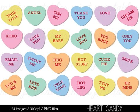 Free Candy Hearts Cliparts, Download Free Candy Hearts Cliparts png images, Free ClipArts on ...