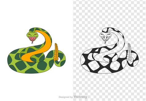 Free Rattlesnake Vector Illustration 120492 Vector Art at Vecteezy