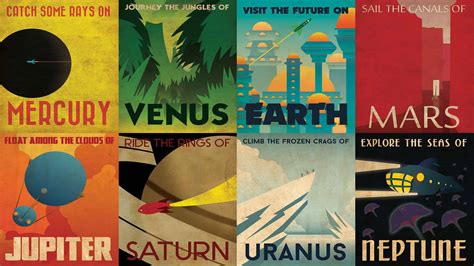 Retro Futurism Posters WQHD 1440p Wallpaper | Pixelz