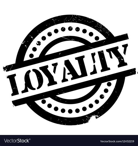 Loyalty rubber stamp Royalty Free Vector Image