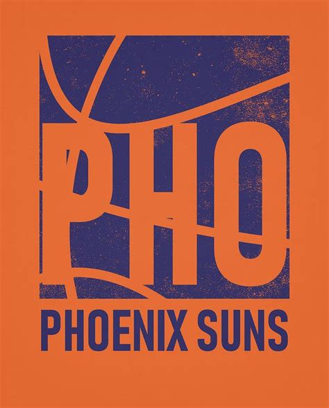 Phoenix Suns City Poster Art Art Print by Joe Hamilton