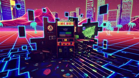 Retro Arcade Neon Ps4 Wallpapers - Wallpaper Cave