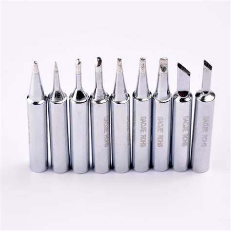 9pcs/lot High quality 907 set Solder Tip welding head Iron Tip ...