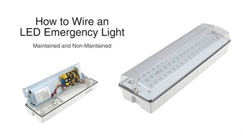 Non Maintained Emergency Lighting Wiring Diagram