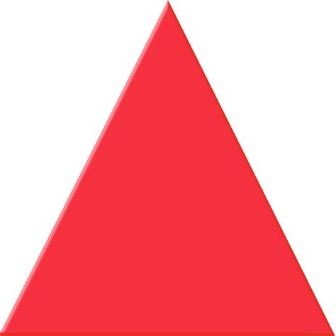 red triangle - Clip Art Library