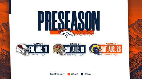 Broncos 2024 Schedule Printable