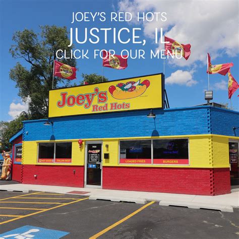 Joeys Red Hots Justice Location - Joey's Red Hots & Pizza