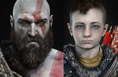 'God of War': Awesome Character Art of Kratos & Son - GeekFeed.com