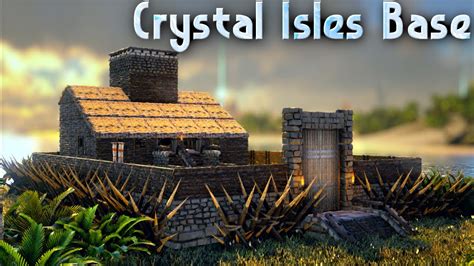 How To Build A Small Solo PvE Base | ARK - CRYSTAL ISLES - YouTube