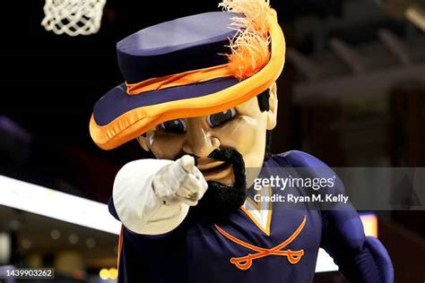 Cavman, the Virginia Cavaliers mascot, pumps up the crowd in the... News Photo - Getty Images