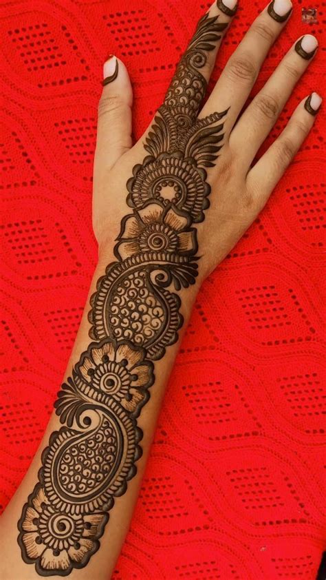 Arabic back hand bridal mehndi designs unique modern full hand mehndi design – Artofit