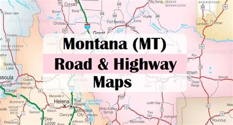 Montana Road Map Mt Road Map Montana Highway Map | Porn Sex Picture