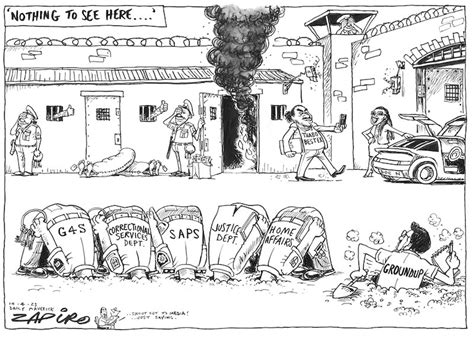 Zapiro on Twitter: "Zapiro cartoon published @dailymaverick (14 April 2023) on Prison Break # ...