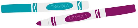 Crayola Markers Clipart | Free download on ClipArtMag