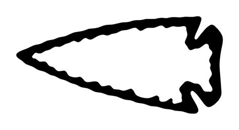 Arrowhead clipart black and white, Arrowhead black and white Transparent FREE for download on ...