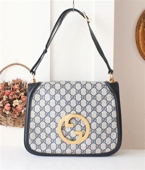 Gucci Monogram Big Logo 2 ways handbag purse authentic bags