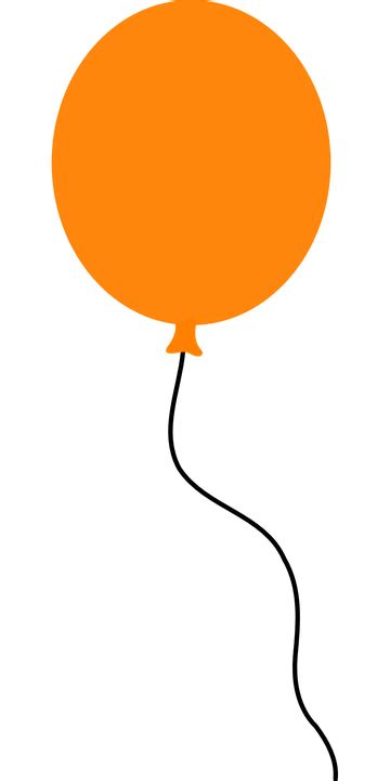 Orange Balloon Clipart | Free download on ClipArtMag